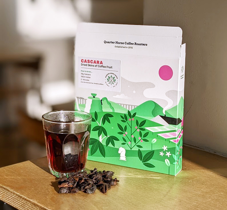 Quarter Horse Coffee Packaging Illustration