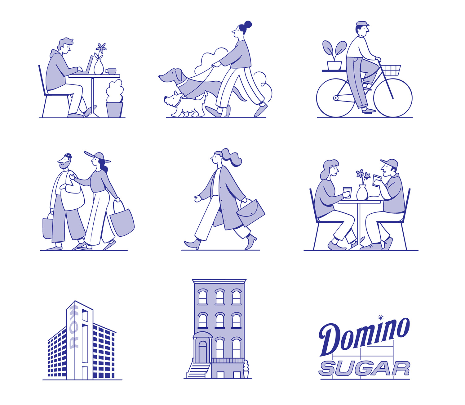 Character and lifestyle illustration