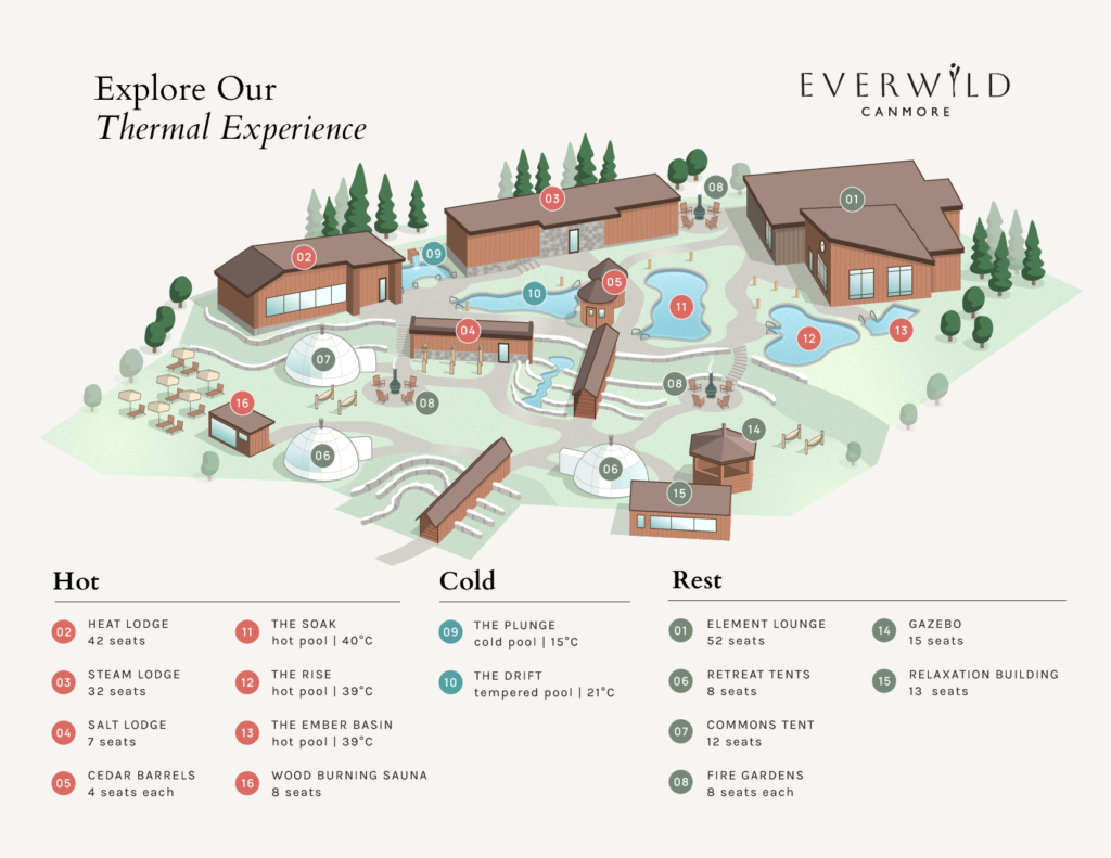 Canmore Spa 3D map